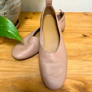 EVERLANE The Day Glove Ballet Flat beige pink leather